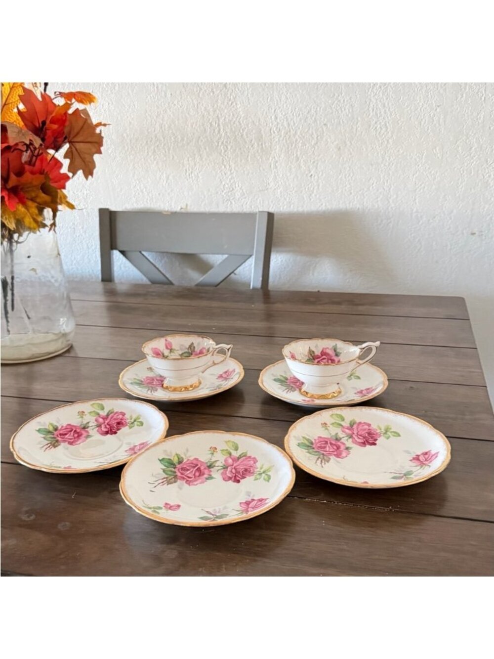 Royal Stafford Bone China Tea Cup & Saucer Set – Berkeley Rose – Vintage England